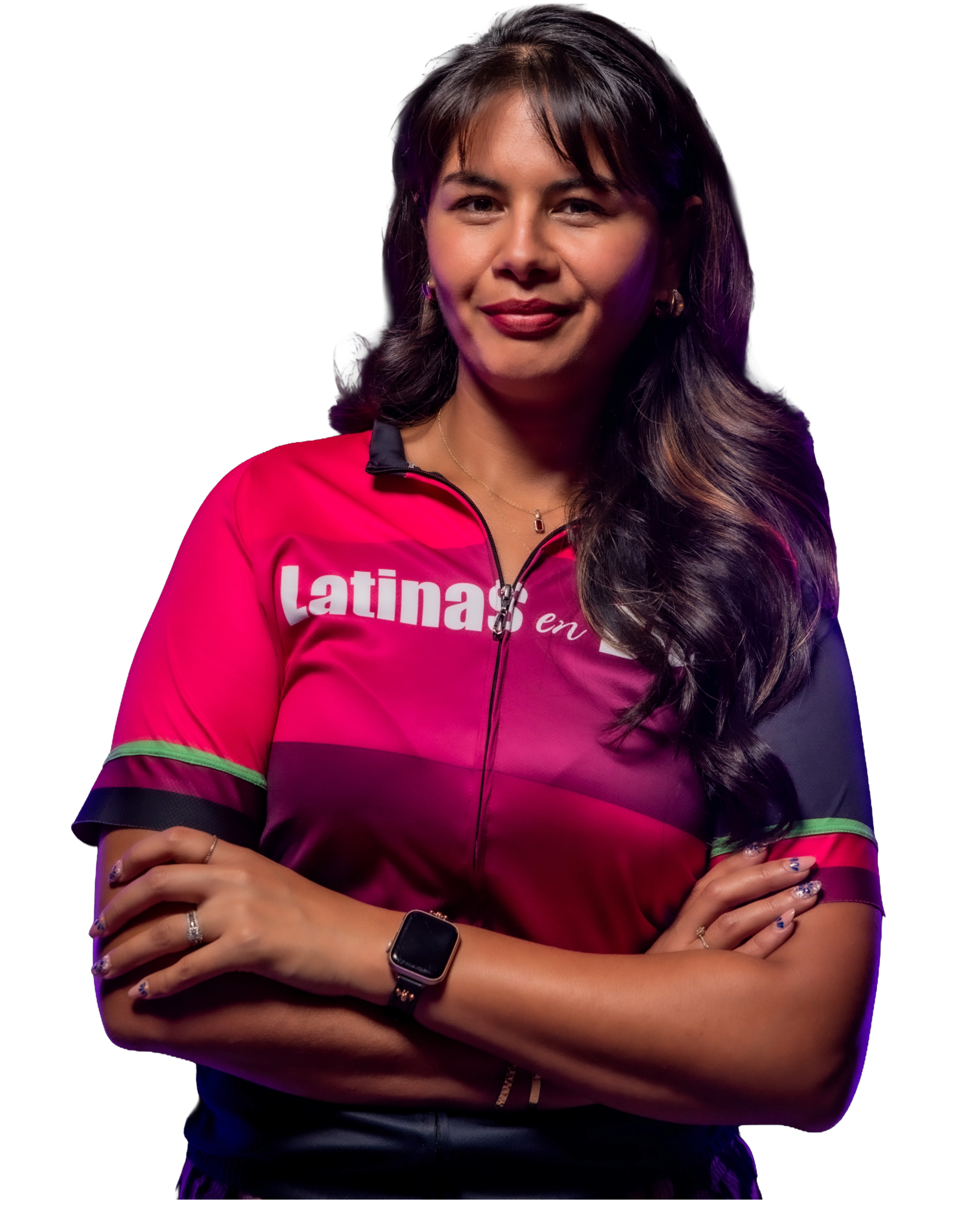 Two joyful members selfie